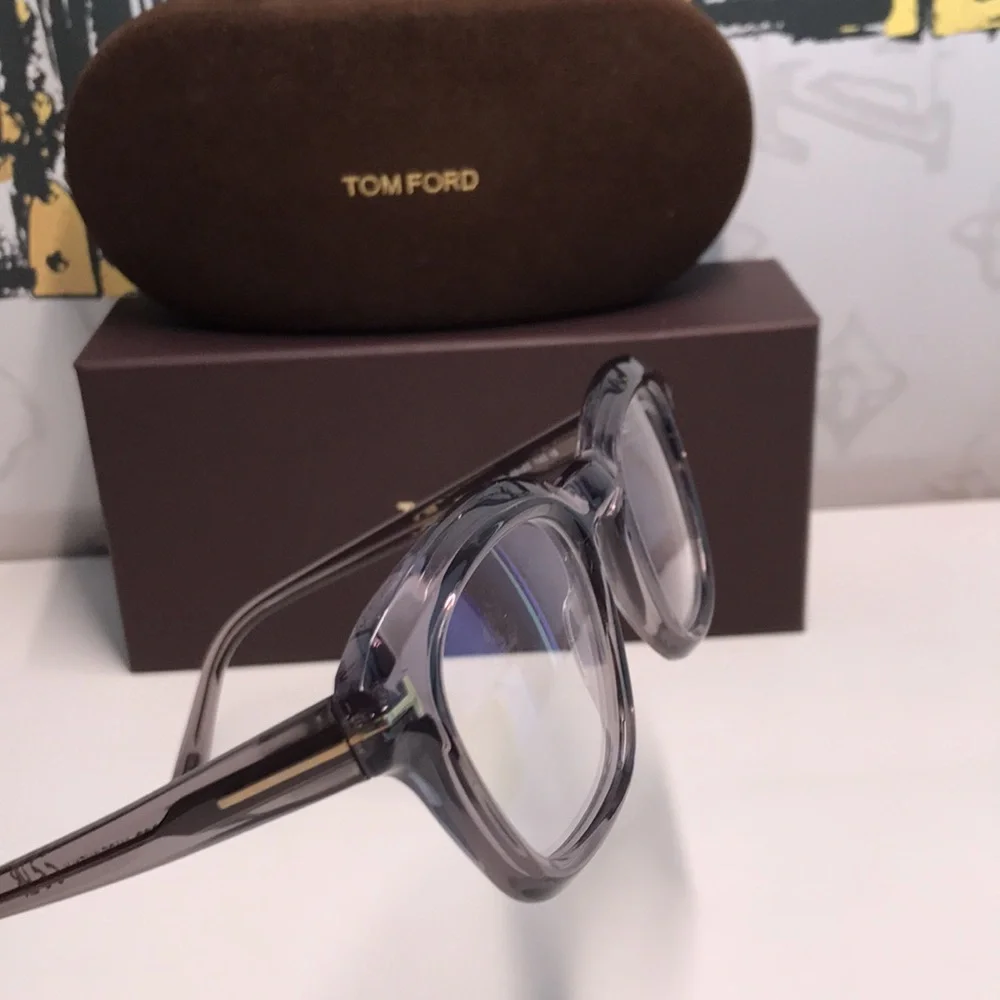 New Authentic Tom Ford Gray Eyeglasses TF5961-B 020